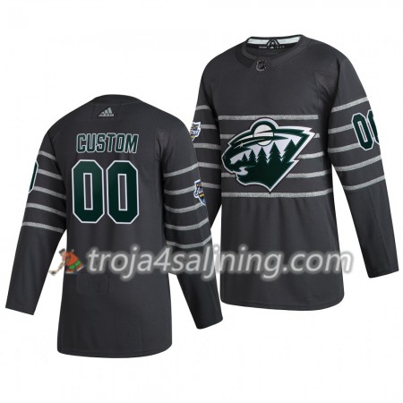 Minnesota Wild tröja Customized Grå Adidas 2020 All-Star Authentic - NHL Tröjor Herr